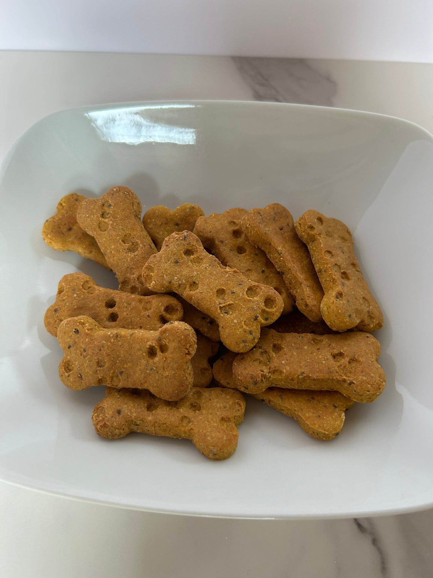 Artisan Dog Biscuits with Peanut Butter and Pumpkin