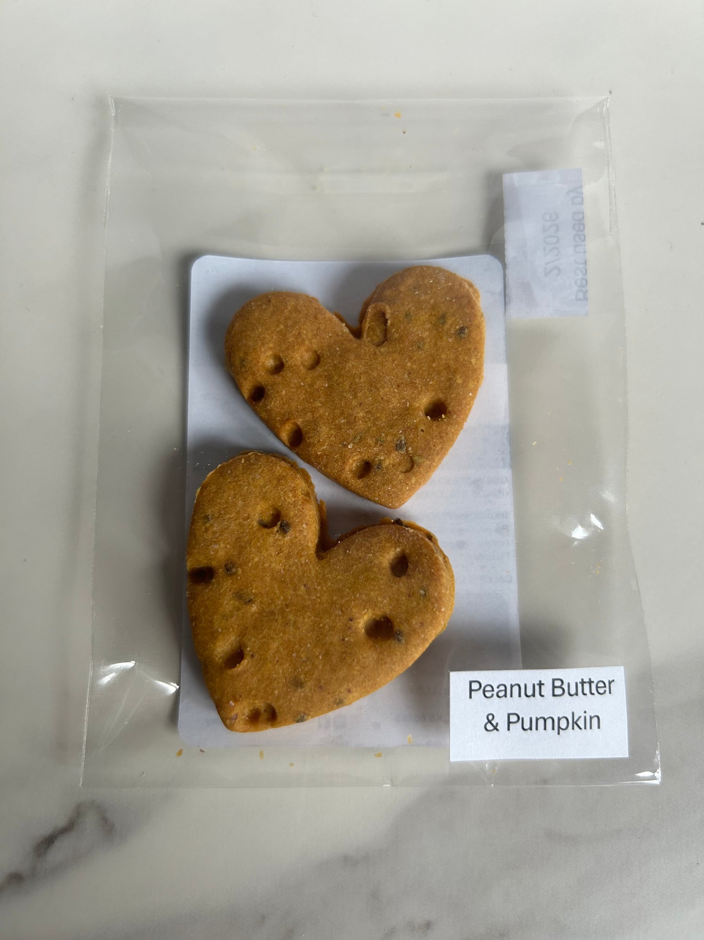 Artisan Dog Biscuits with Peanut Butter and Pumpkin