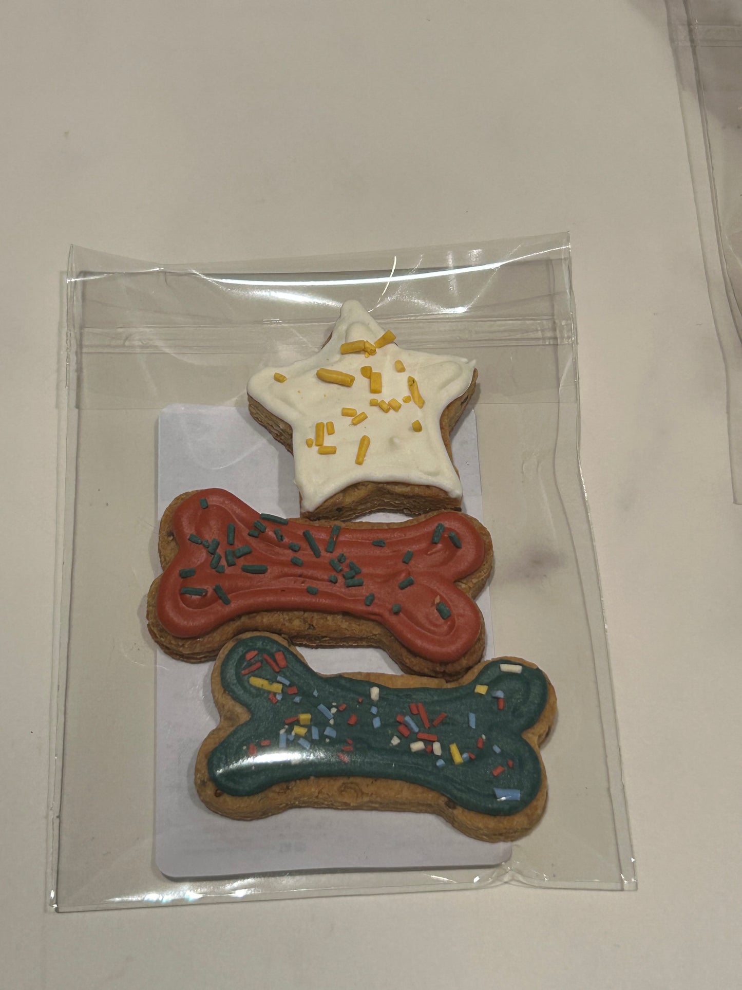 Winter Holiday Artisan Dog Biscuits with Peanut Butter and Banana (Seasonal)