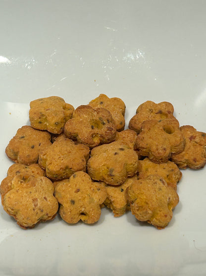 Artisan Dog Biscuits with Pumpkin and Cheddar Cheese