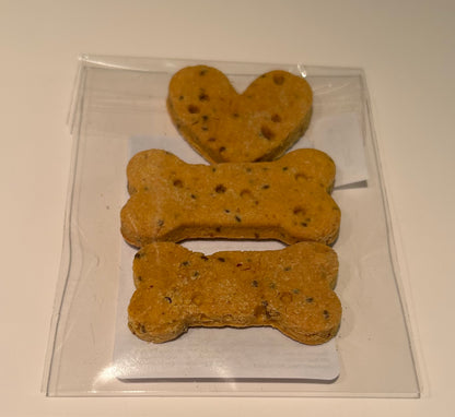 Artisan Dog Biscuits with Peanut Butter and Pumpkin