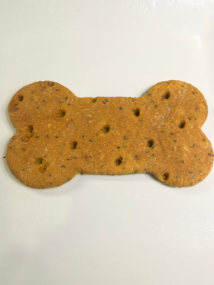 Artisan Dog Biscuits with Peanut Butter, Pumpkin, and Mushroom