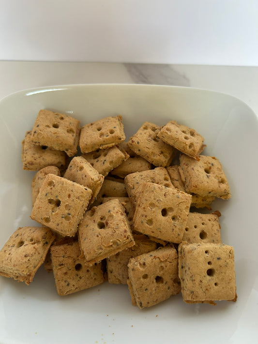 Artisan Dog Biscuits with Apple and Cheddar