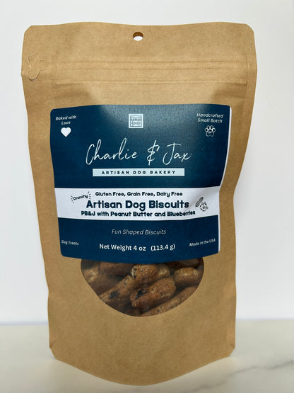 Artisan Dog Biscuits PB&J