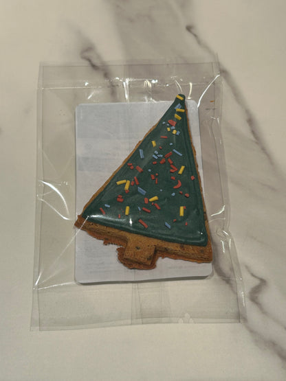 Winter Holiday Artisan Dog Biscuits with Peanut Butter and Banana (Seasonal)