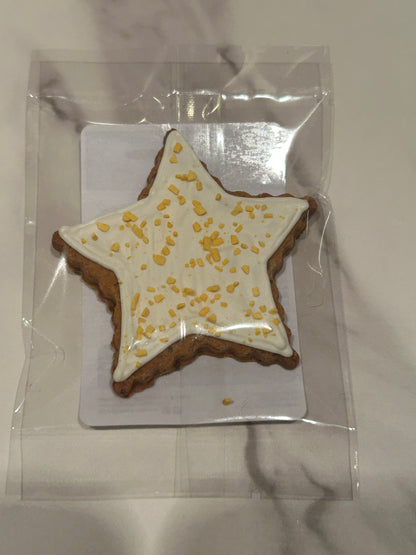 Winter Holiday Artisan Dog Biscuits with Peanut Butter and Banana (Seasonal)
